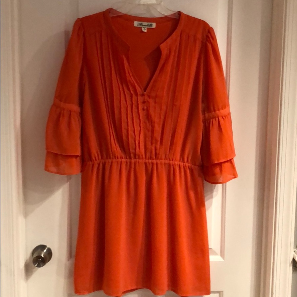 Coral dress